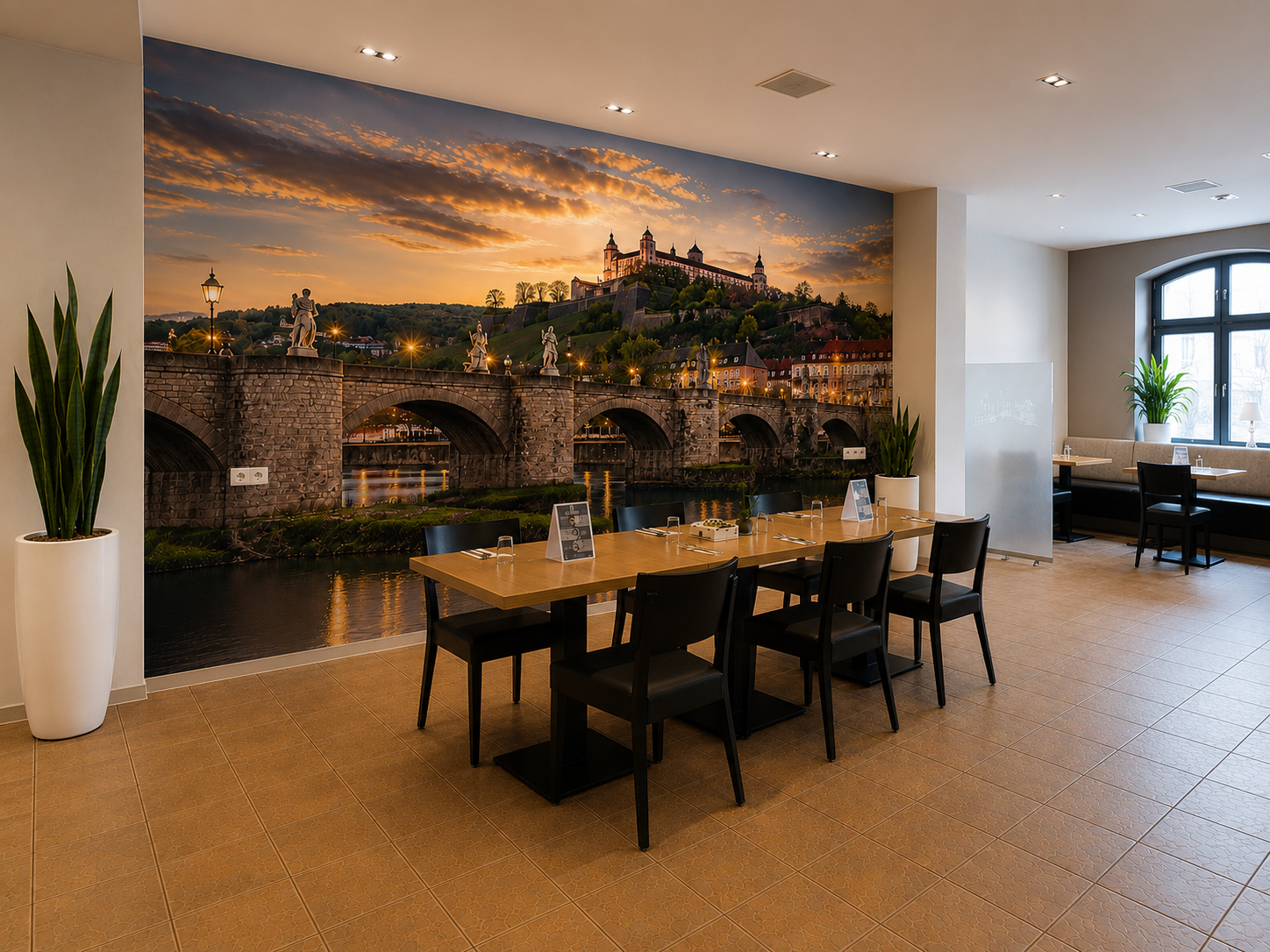 Frühstücksraum im City Hotel Würzburg